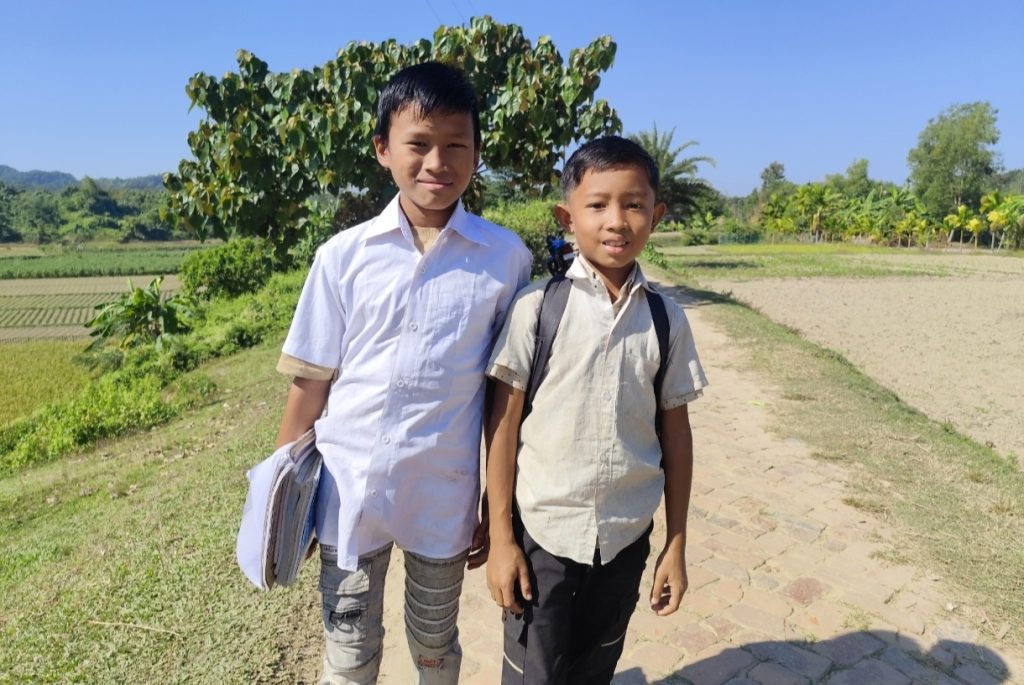 ছবিটি হারুয়ালছড়ি ইউনিয়নের বড়বিল ত্রিপুরাপাড়া এলাকায়।